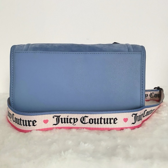 Juicy Couture Big Spender Slate Blue Mini Tote Bag NWT - Picture 9 of 11